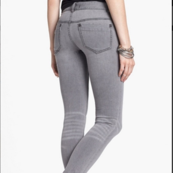 Free people jeans skinny grey distressed long - Picture 8 of 8